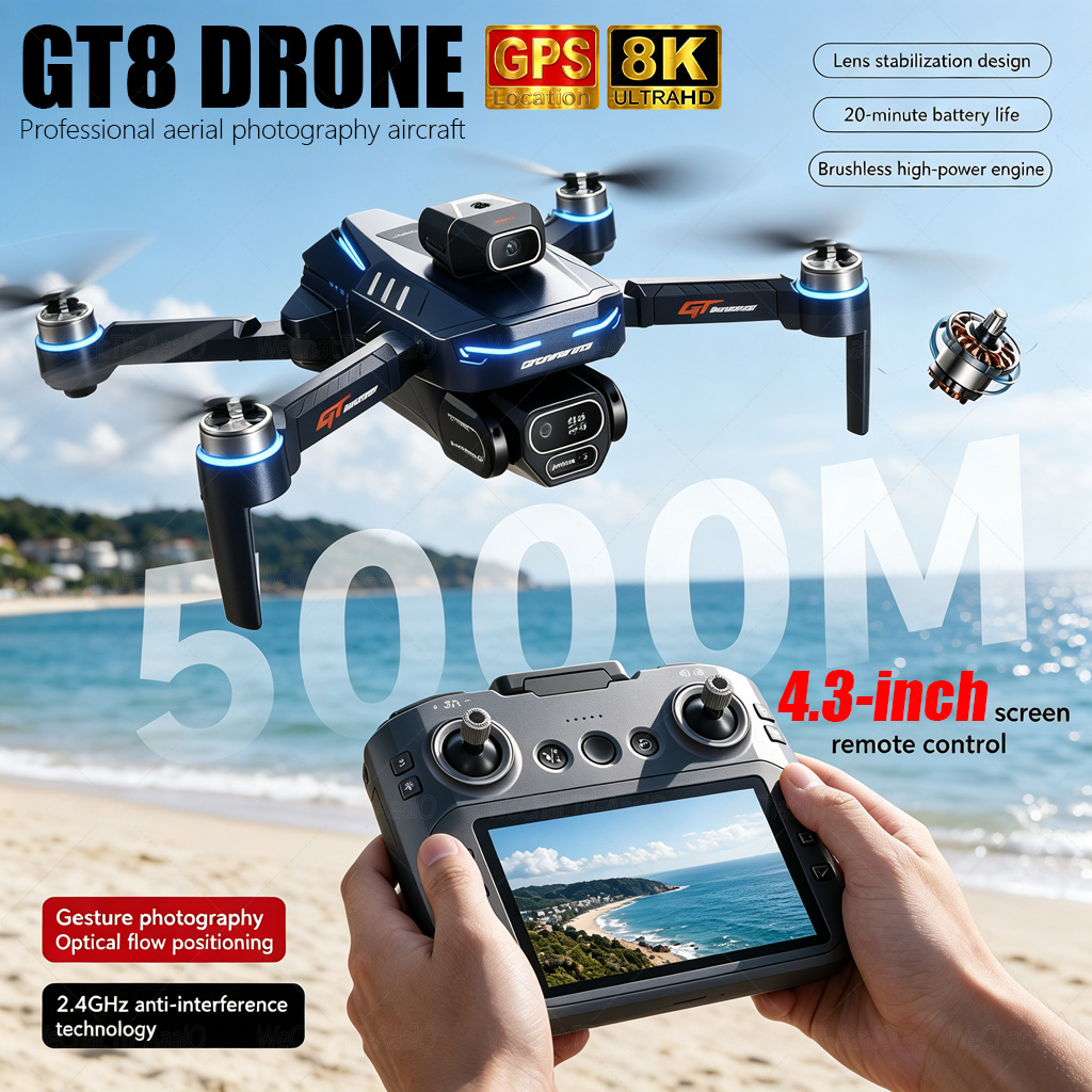 Drone Photogrammetry - NOWY Dron GT8 HD RC 4K