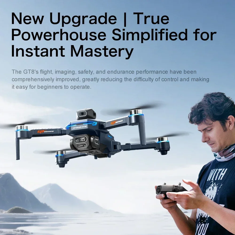 Dron 4K HD GT8 Kamera Unikanie – Drone Photogrammetry recenzja i cena