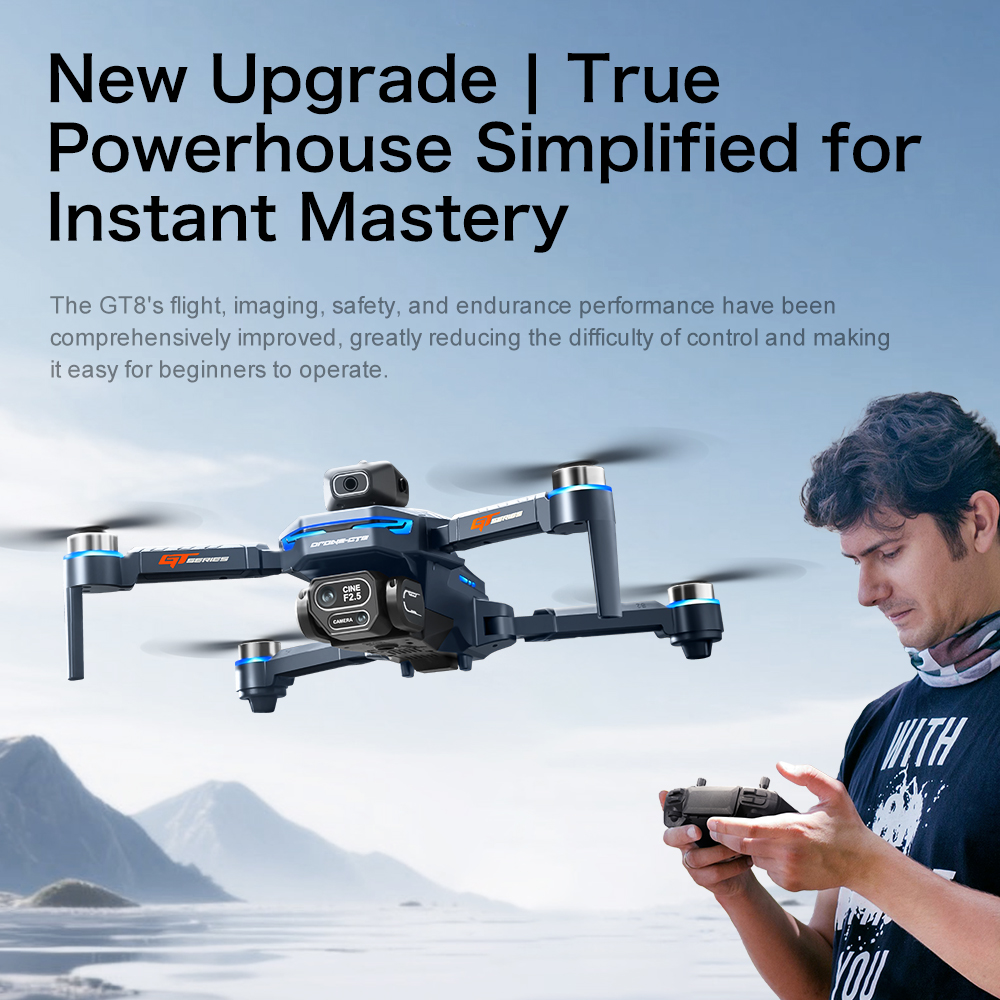 Oryginalny dron GT8 8K Profesj – Drone Photogrammetry recenzja i cena