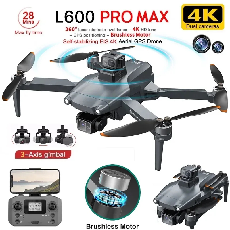 L600 PRO MAX GPS Drone Profesj – Drone Lidar recenzja i cena